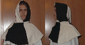 fertige geachtelte Gugel